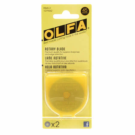 Olfa 45mm Rotary Blade refill (2-pack)