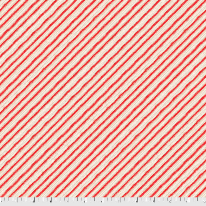 Holly Jolly, Peppermint Stripes in Red