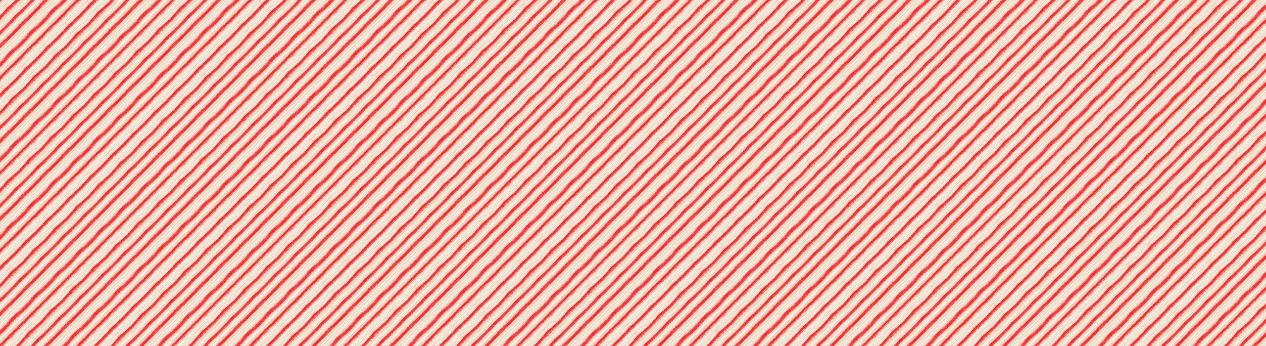 Holly Jolly, Peppermint Stripes in Red - SOLD BY THE YARD