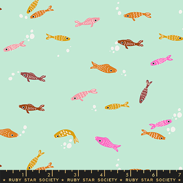 Koi Pond, Fishes in Mint
