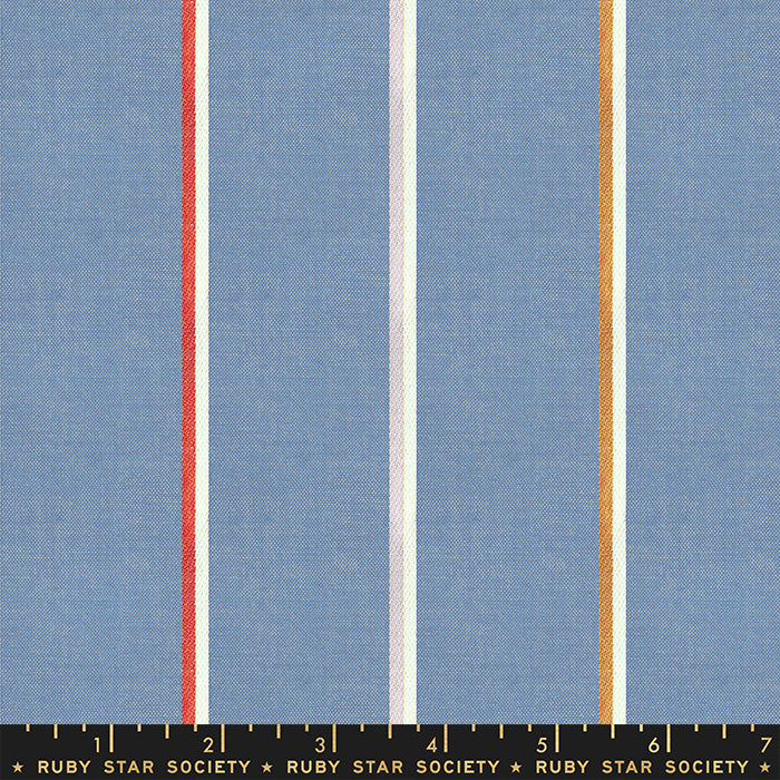 Warp & Weft Heirloom, Linework Lightweight in Blue Slate