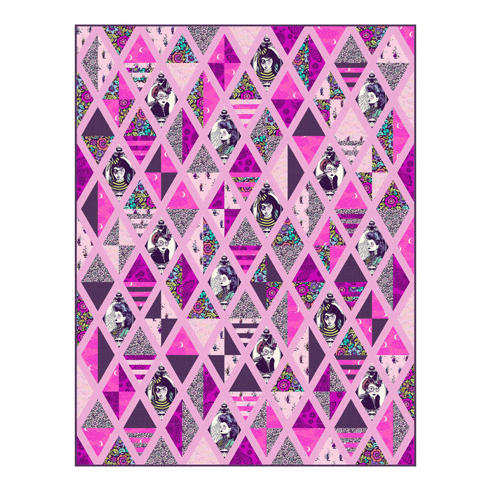 Set Sail quilt kit featuring Tula Pink's Nightshade (Déjà Vu)