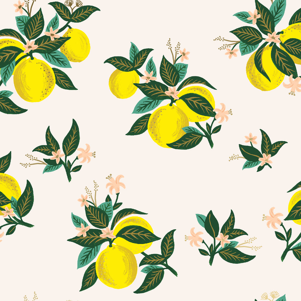 Primavera, Citrus Blossom in Lemon Metallic